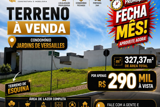 Terreno à venda - 327.27m² - PARQUE RESIDENCIAL INTERLAGOS II, Umuarama-PR