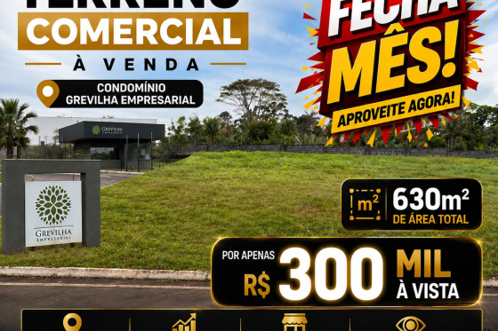 Terreno à venda - 630m² - Umuarama-PR